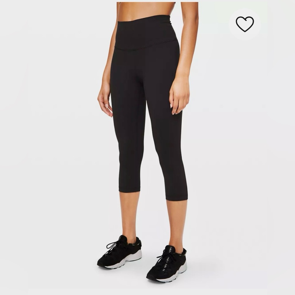 Lululemon Align High Rise Crop 21” in black